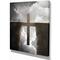 Designart - Big Cross between Two Cliffs - Landscapes Spiritual Religious on Wrapped Canvas